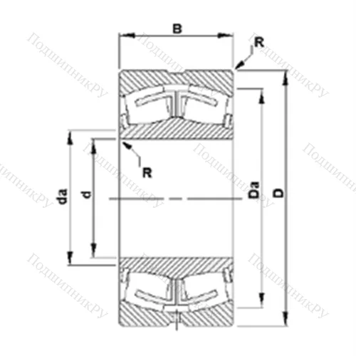 Подшипник роликовый радиальный самоцентрирующийся 21309VCSJ