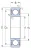 Однорядный шариковый подшипник 61803 2RS 1 от производителя  SKF