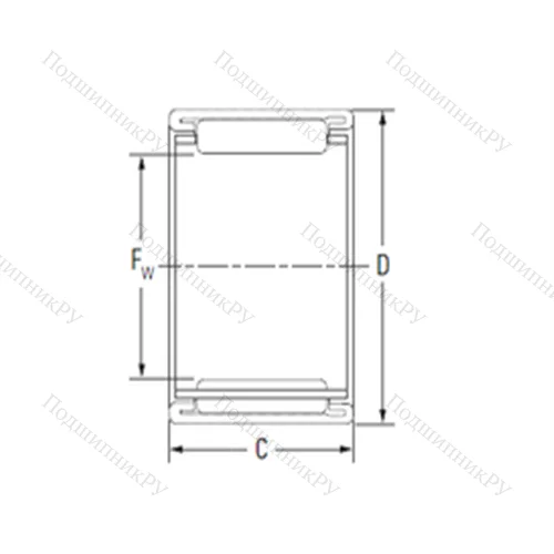 Подшипник игольчатый радиальный BHTM 3030-1A от производителя  KOYO