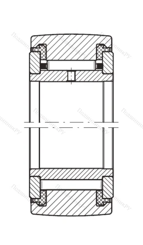 Игольчатый подшипник NATR 17 PP от производителя  INA