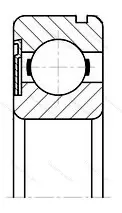 Подшипник  150203 (6203-ZN) размер 17x40x12
