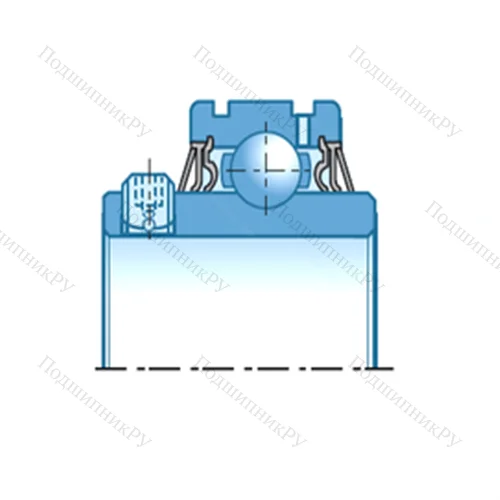 Подшипник шариковый радиальный UCS 208LD 1N