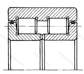 Модификация подшипника 8-662730 размер 150x300x120 от производителя  ГПЗ-1