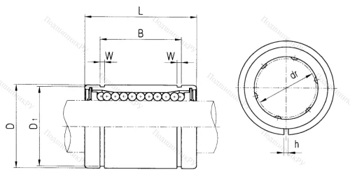 Подшипник LM 6 UU AJ в Москве