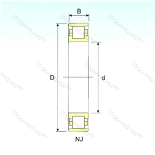 Подшипник роликовый радиальный N 39/1320 от производителя  ISB Подшипник роликовый радиальный N 39/1320 от производителя  ISB