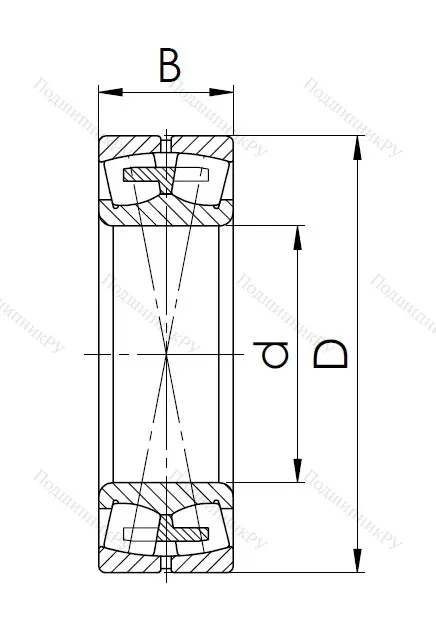 Сферический роликовый подшипник 3003220 АМН (23220 MBW 33) в Москве