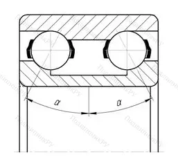 Модификация подшипника 6-3056203Ш размер 17x40x17,5 от производителя  ГПЗ-23