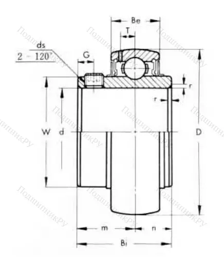 Корпусный подшипник UC 202 (ASAHI) в Москве