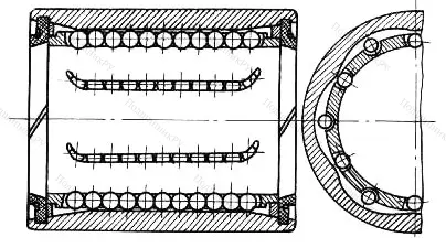 Модификация подшипника 6-510820Л1С17 размер 100x150x175 от производителя  ГПЗ-24