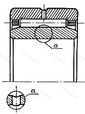 Подшипник  4244109 размер 45x75x30 от производителя  ГПЗ-7