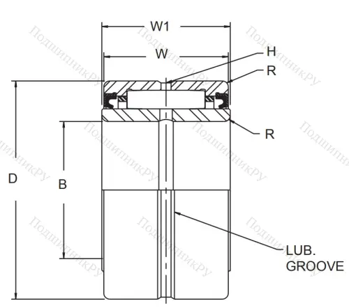Подшипник MR 40 SS от производителя  MCG