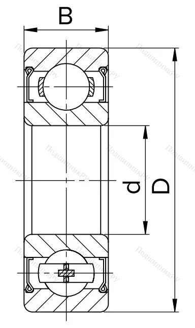 Миниатюрный шариковый подшипник 80023 T (623 ZZT) I0XJO8UCWV в Москве