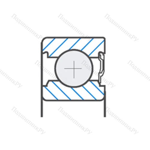 Подшипник шариковый радиальный 6206BLUX/32C 4L