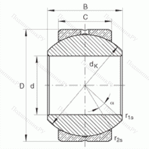 Подшипник шарнирный GE 12-PB